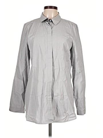 Lafayette 148 New York Long Sleeve Button-Down Shirt (view 1)
