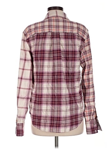 American Eagle Outfitters Long Sleeve Button-Down Shirt (view 2)