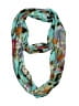 Unbranded Floral Teal Scarf One size - photo 1