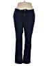 Eileen Fisher Chevron-herringbone Blue Jeans Size 16 - photo 1