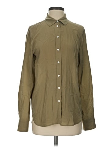 Everlane Long Sleeve Silk Top (view 1)