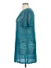 Unbranded 100% Acrylic Teal Poncho Size XL - photo 5