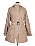 Cynthia Rowley 100% Polyester Tan Trenchcoat Size L - photo 1