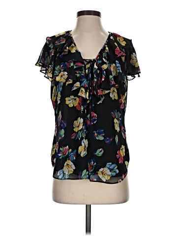 Lauren by Ralph Lauren Short Sleeve Blouse (view 1)