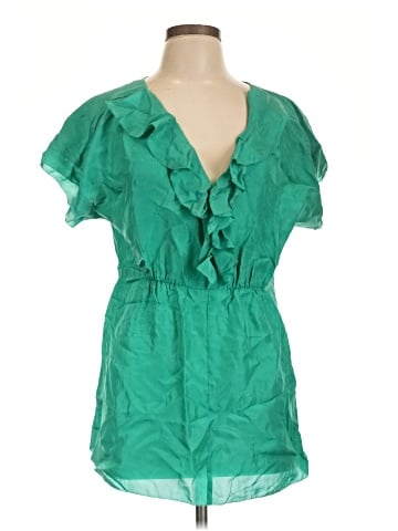 Vanessa Virginia Short Sleeve Silk Top (view 1)