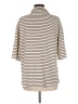 Unbranded Stripes Ivory 3/4 Sleeve Blouse Size M - photo 2