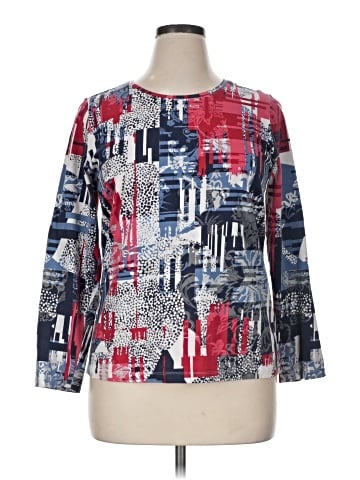 Cj Banks Long Sleeve Blouse (view 1)