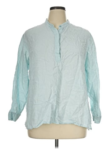 Eileen Fisher Long Sleeve Blouse (view 1)