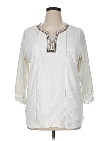 Cj Banks 3/4 Sleeve Blouse (view 1)