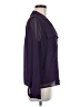 Beacon 100% Polyester Color Block Purple 3/4 Sleeve Blouse Size M - photo 4