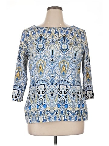 Charter Club 3/4 Sleeve Blouse (view 1)