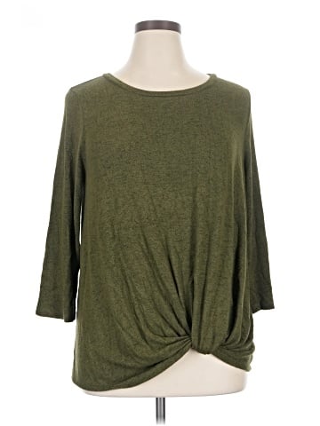 Bobeau 3/4 Sleeve Top (view 1)