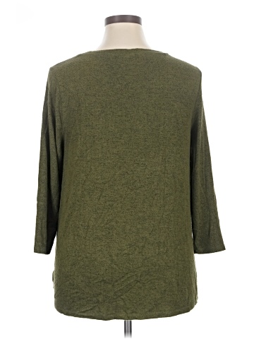 Bobeau 3/4 Sleeve Top (view 2)