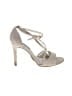 White by Vera Wang Silver Sandals Size 8 1/2 - photo 1
