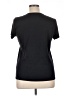 Basic Editions Solid Black Short Sleeve T-Shirt Size XL - photo 2