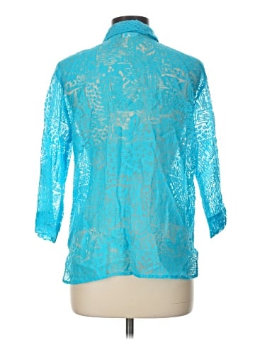 White Stag 3/4 Sleeve Button-Down Shirt (view 2)