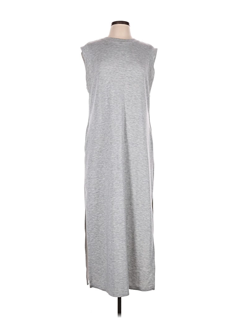 Pre-owned Scoop Casual Dress In Gray