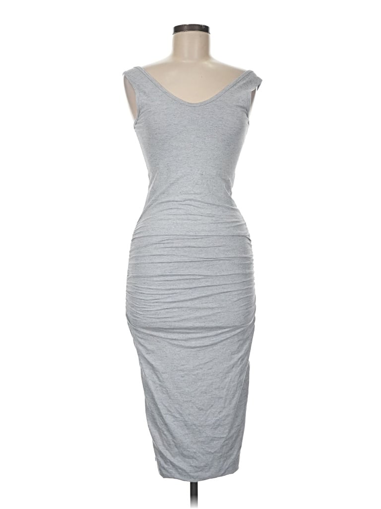 Pre-owned Bishop + Young Cocktail Dress In Gray