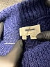 Kate Spade New York Animal Print Blue Wool Pullover Sweater Size L - photo 7