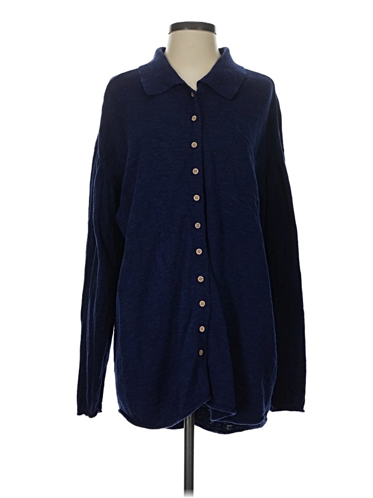 Pre-owned Fp Beach Casual Dress In Blue