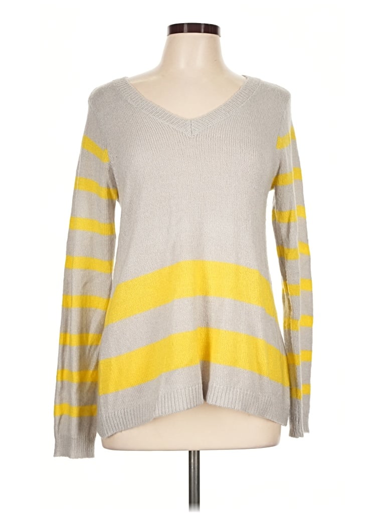 Pre-owned Signature Studio Pullover Sweater In Yellow