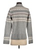 Club Monaco 100% Wool Chevron-herringbone Gray Wool Pullover Sweater Size M - photo 2