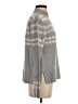 Club Monaco 100% Wool Chevron-herringbone Gray Wool Pullover Sweater Size M - photo 4