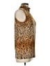 August Silk Gold Sleeveless Blouse Size L - photo 4