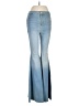 Free People Color Block Blue Jeans Size 27 waist - photo 1