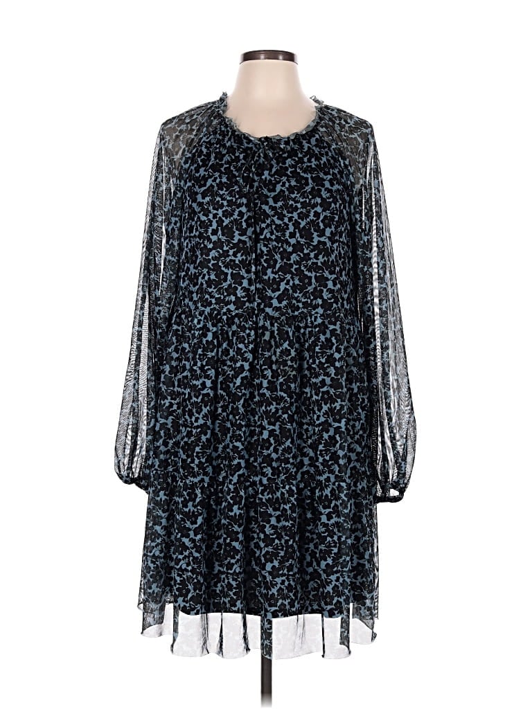 Pre-owned Bobeau Casual Dress In Blue