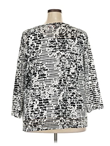 Hearts of Palm Woman 3/4 Sleeve Blouse (view 2)