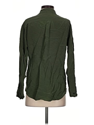 Equipment Long Sleeve Silk Top (view 2)
