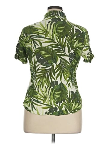 Basic Editions Short Sleeve Blouse (view 2)