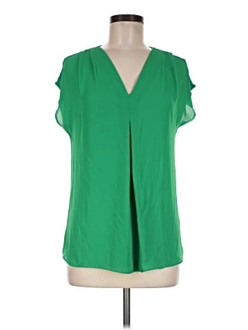 INC International Concepts Short Sleeve Blouse (view 1)