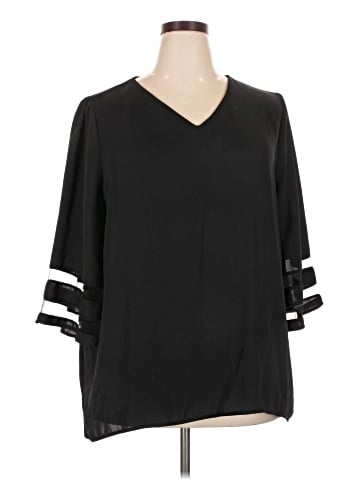 Zenana 3/4 Sleeve Blouse (view 1)