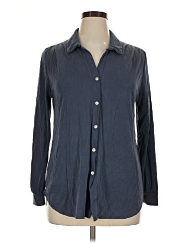Green Envelope Long Sleeve Button-Down Shirt (view 1)