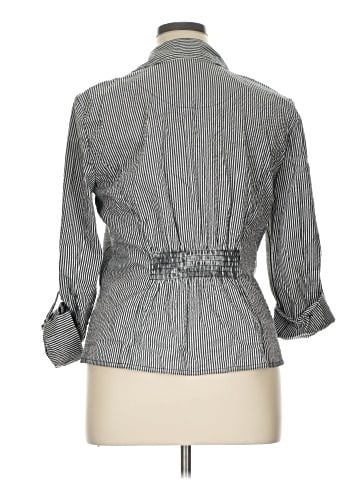 Charter Club 3/4 Sleeve Button-Down Shirt (view 2)