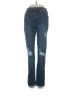 Just Black Hearts Blue Jeans Size 24 waist - photo 1