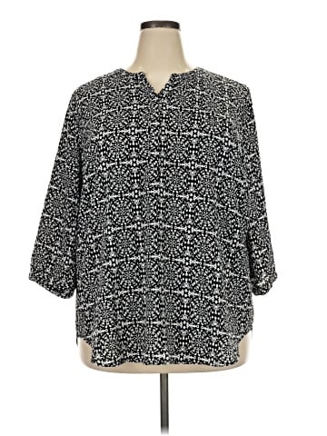 Cj Banks 3/4 Sleeve Blouse (view 1)