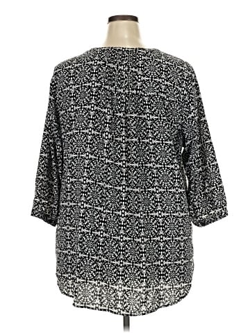 Cj Banks 3/4 Sleeve Blouse (view 2)
