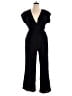 Love 100% Polyester Solid Black Jumpsuit Size XL - photo 1
