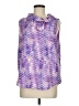 Soft Surroundings 100% Polyester Purple Sleeveless Blouse Size M - photo 1