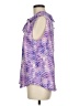 Soft Surroundings 100% Polyester Purple Sleeveless Blouse Size M - photo 5