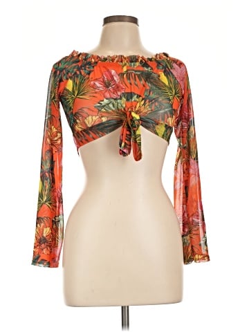 Missguided 3/4 Sleeve Blouse (view 1)