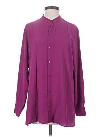 Eileen Fisher Long Sleeve Button-Down Shirt (view 1)