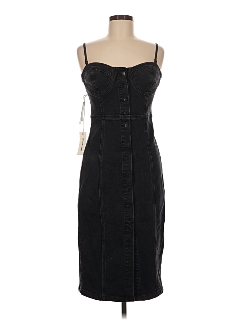 Denim Forum Casual Dress In Black