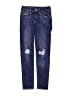 Old Navy 100% Cotton Hearts Blue Jeans Size 8 - photo 1