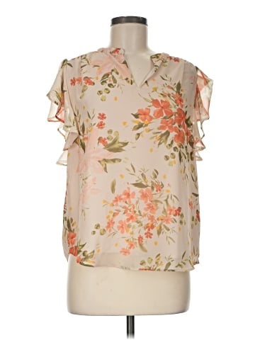 T Tahari Short Sleeve Blouse (view 1)
