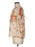 T Tahari 100% Polyester Tan Short Sleeve Blouse Size M - photo 5