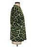 Givenchy 100% Cotton Animal Print Green Short Sleeve Turtleneck Size XS - photo 4